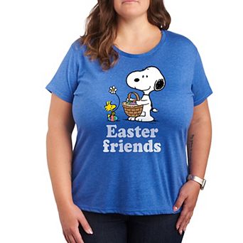 Plus Peanuts Snoopy & Woodstock Easter Friends Graphic Tee