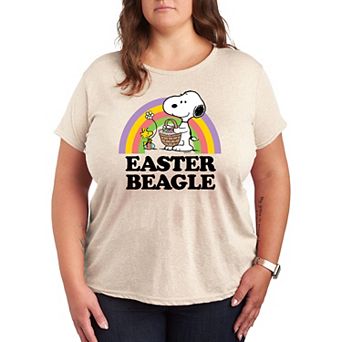 Plus Peanuts Snoopy & Woodstock Easter Graphic Tee