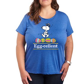 Plus Peanuts Snoopy Egg-cellent Graphic Tee