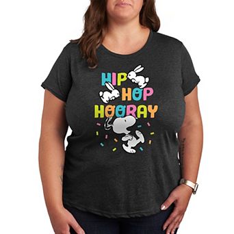 Plus Peanuts Snoopy Hip Hop Hooray Graphic Tee