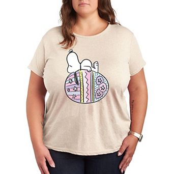 Plus Peanuts Snoopy Easter Egg Graphic Tee