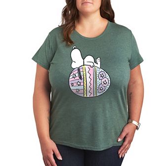 Plus Peanuts Snoopy Easter Egg Graphic Tee