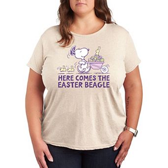 Plus Peanuts Snoopy Easter Beagle Graphic Tee