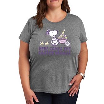 Plus Peanuts Snoopy Easter Beagle Graphic Tee