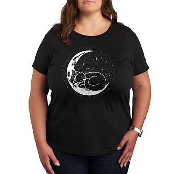Plus Cat Nap Moon Graphic Tee