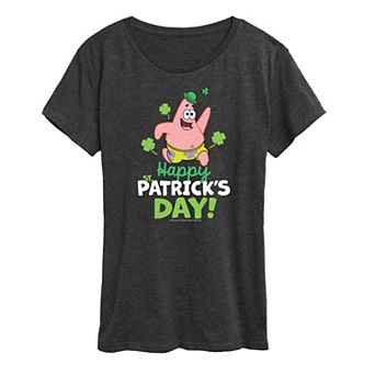 Women's SpongeBob SquarePants Happy St. Patrick's Day Graphic Tee
