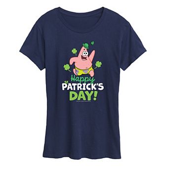 Women's SpongeBob SquarePants Happy St. Patrick's Day Graphic Tee
