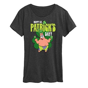 Women's SpongeBob SquarePants Happy St. Patrick's Day Graphic Tee