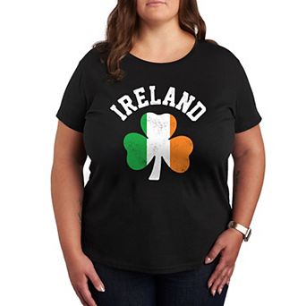 Plus Ireland Shamrock Graphic Tee