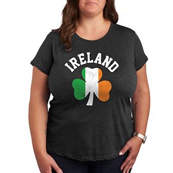 Plus Ireland Shamrock Graphic Tee