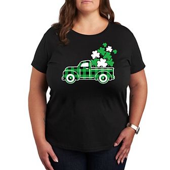 Plus Irish Plaid Truck Graphic Tee