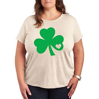 Plus Shamrock Punch Out Graphic Tee