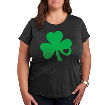 Plus Shamrock Punch Out Graphic Tee