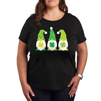 Plus St. Patrick's Day Gnomes Graphic Tee