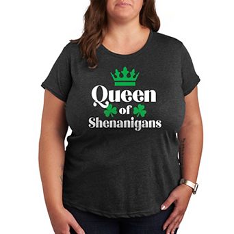 Plus Queen of Shenanigans Graphic Tee