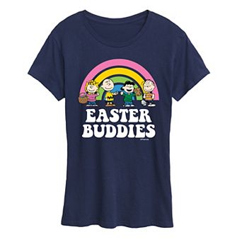 Women's Peanuts Easter Buddies Graphic Tee