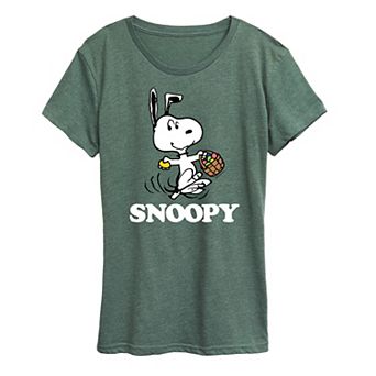 Women's Peanuts Snoopy Easter Basket Graphic Tee