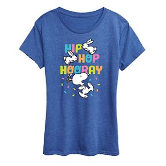 Women's Peanuts Snoopy Hip Hop Hooray Graphic Tee