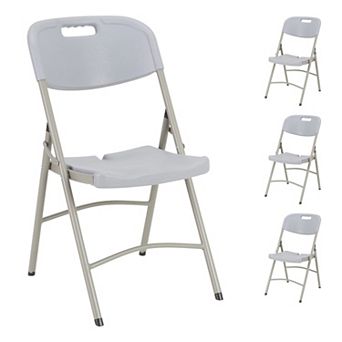Norwood Commercial Furniture Heavy-duty Indoor/outdoor Blow-molded Folding Chair (pack Of 4)