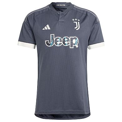 Youth adidas  Gray Juventus 2023/24 Third Replica Jersey
