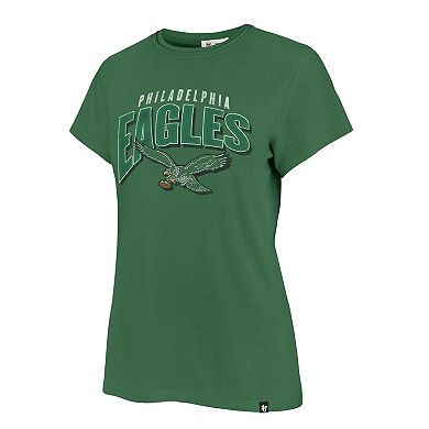 Women's '47 Kelly Green Philadelphia Eagles Gridiron Classics Treasure Frankie T-Shirt