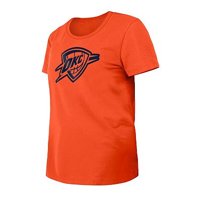 Women's New Era Orange Oklahoma City Thunder 2023/24 City Edition T-Shirt
