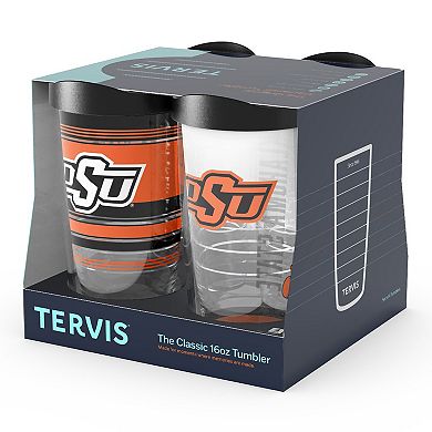 Tervis Oklahoma State Cowboys 4-Pack 16oz. Emblem, Hype Stripes, Arctic & Competitor Tumbler Set