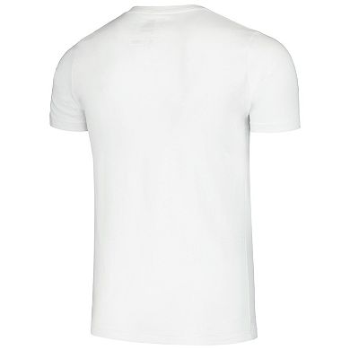 Men's White Team USA Flag Five Rings T-Shirt