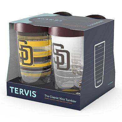 Tervis San Diego Padres Four-Pack 16oz. Classic Tumbler Set