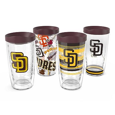 Tervis San Diego Padres Four-Pack 16oz. Classic Tumbler Set