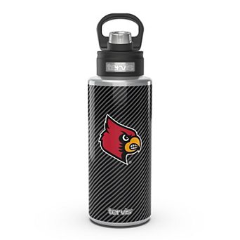 Tervis Louisville Cardinals 32oz. Carbon Fiber Wide Mouth Water Bottle