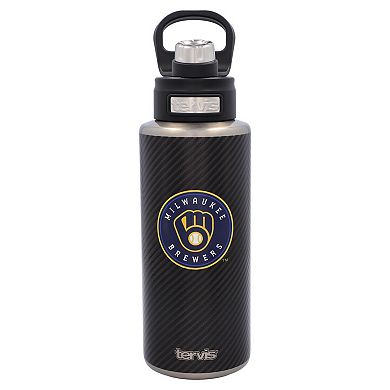 Tervis Milwaukee Brewers 32oz. Carbon Fiber Wide Mouth Bottle