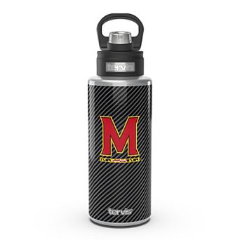 Tervis Maryland Terrapins 32oz. Carbon Fiber Wide Mouth Water Bottle