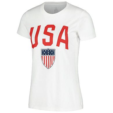 Women's White Team USA Shield T-Shirt