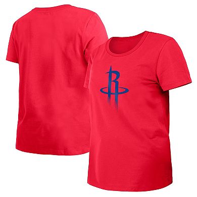 Women's New Era Red Houston Rockets 2023/24 City Edition T-Shirt