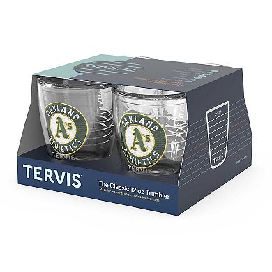 Tervis Oakland Athletics Four-Pack 12oz. Emblem Tumbler Set