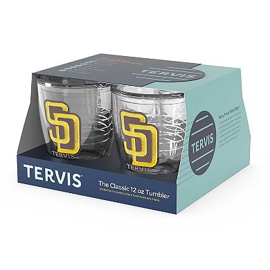 Tervis San Diego Padres Four-Pack 12oz. Emblem Tumbler Set