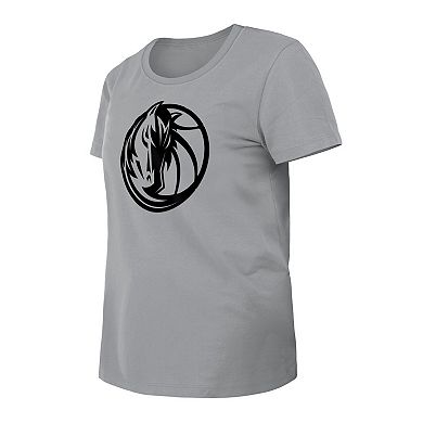 Women's New Era Gray Dallas Mavericks 2023/24 City Edition T-Shirt