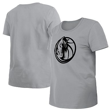 Women's New Era Gray Dallas Mavericks 2023/24 City Edition T-Shirt
