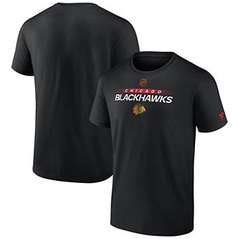 Men's Fanatics Branded Black Chicago Blackhawks Special Edition 2.0 Authentic Pro T-Shirt