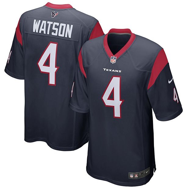 Men s Nike Deshaun Watson Navy Houston Texans Game Jersey