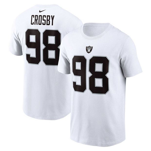Men's Nike Maxx Crosby White Las Vegas Raiders Player Name
