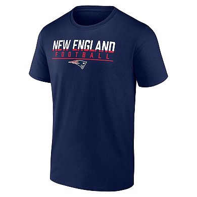 Men's Fanatics Branded Red/Navy New England Patriots Two-Pack T-Shirt Combo Set