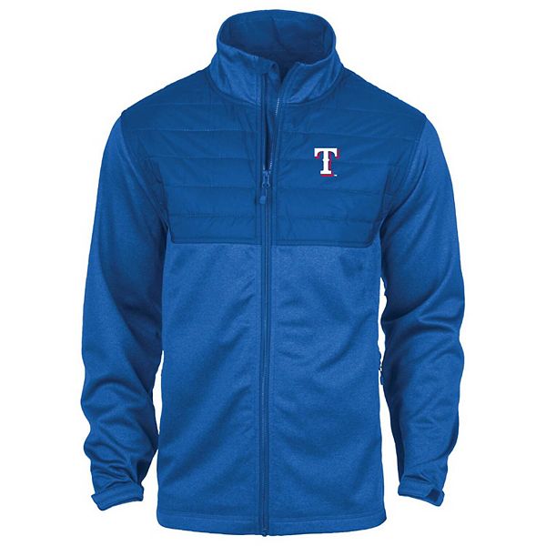 Men's Dunbrooke Heather Royal Texas Rangers Explorer Full-Zip Jacket