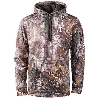 Men's Dunbrooke Camo Texas Rangers Champion Realtree Pullover Hoodie