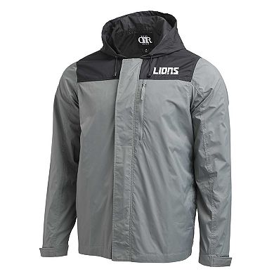 Men's NFL x Darius Rucker Collection by Fanatics Gray Detroit Lions Domestic Windbreaker Full-Zip Jacket