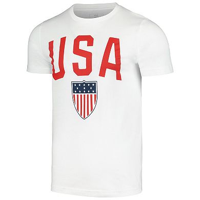 Men's White Team USA Shield T-Shirt