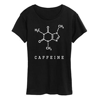 Women's Coffee Molecule Graphic Tee