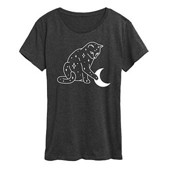 Women's Starry Cat Graphic Tee