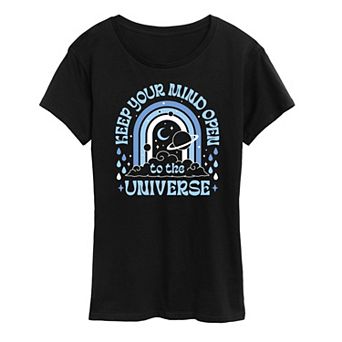 Women's Mind Open Universe Graphic Tee
